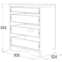 Комод Ольга-10 МДФ в Кургане - kurgan.mebel24.online | фото 2