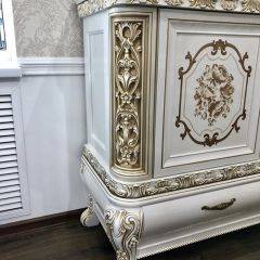 Комод с Зеркалом Алсу (белый глянец) в Кургане - kurgan.mebel24.online | фото 9