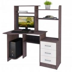 Компьютерный стол №16 (Анкор темныйанкор темный) в Кургане - kurgan.mebel24.online | фото 2