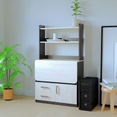 Компьютерный стол СП-1 (Венге/Дуб молочный) в Кургане - kurgan.mebel24.online | фото 4