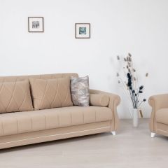 Комплект Роуз ТД 412 диван-кровать + кресло + комплект подушек в Кургане - kurgan.mebel24.online | фото