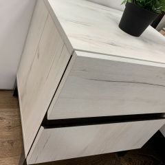 КРАФТ Спальный гарнитур (модульный) белый/венге в Кургане - kurgan.mebel24.online | фото 7