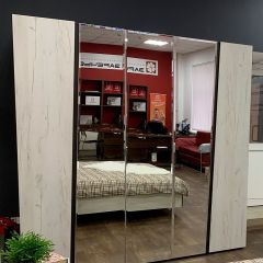 КРАФТ Спальный гарнитур (модульный) белый/венге в Кургане - kurgan.mebel24.online | фото 8