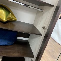 КРАФТ Спальный гарнитур (модульный) белый/венге в Кургане - kurgan.mebel24.online | фото 9