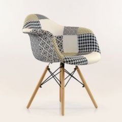 Кресло Barneo N-14 Patchwork трехцветный в Кургане - kurgan.mebel24.online | фото 5