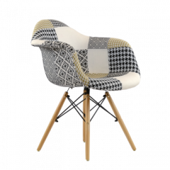 Кресло Barneo N-14 Patchwork трехцветный в Кургане - kurgan.mebel24.online | фото