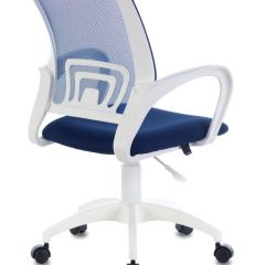 Кресло BRABIX "Fly MG-396W" (белый/темно-синее) 532399 в Кургане - kurgan.mebel24.online | фото 4