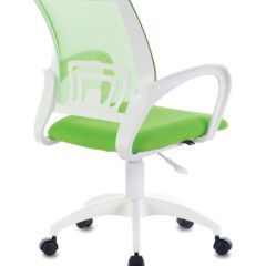 Кресло BRABIX "Fly MG-396W", пластик белый, сетка, салатовое, 532403 в Кургане - kurgan.mebel24.online | фото 3