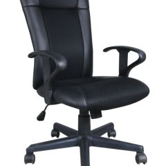 Кресло BRABIX "Optima MG-370" (экокожа/ткань, черное) 531580 в Кургане - kurgan.mebel24.online | фото