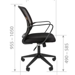 Кресло для оператора CHAIRMAN 698 (ткань/сетка TW - оранжевый) в Кургане - kurgan.mebel24.online | фото 3