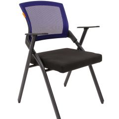 Кресло для посетителей CHAIRMAN NEXX (ткань стандарт черный/сетка DW-61) в Кургане - kurgan.mebel24.online | фото 1