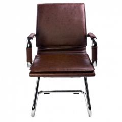 Кресло для посетителя Бюрократ CH-993-Low-V/Brown коричневый в Кургане - kurgan.mebel24.online | фото 4
