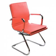 Кресло для посетителя Бюрократ CH-993-Low-V/Red красный в Кургане - kurgan.mebel24.online | фото