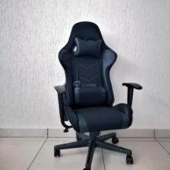 Кресло геймерское Barneo K-50 (черная сетка черные вставки) в Кургане - kurgan.mebel24.online | фото
