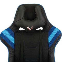 Кресло игровое Бюрократ VIKING 4 AERO BLUE черный/синий в Кургане - kurgan.mebel24.online | фото 6