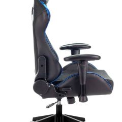 Кресло игровое Бюрократ VIKING 4 AERO BLUE черный/синий в Кургане - kurgan.mebel24.online | фото 8