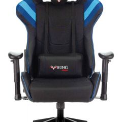 Кресло игровое Бюрократ VIKING 4 AERO BLUE черный/синий в Кургане - kurgan.mebel24.online | фото 3