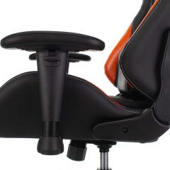 Кресло игровое Бюрократ VIKING 5 AERO ORANGE черный/оранжевый в Кургане - kurgan.mebel24.online | фото 5