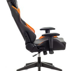 Кресло игровое Бюрократ VIKING 5 AERO ORANGE черный/оранжевый в Кургане - kurgan.mebel24.online | фото 2