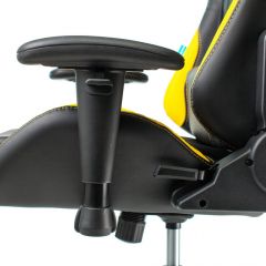 Кресло игровое Бюрократ VIKING 5 AERO YELLOW черный/желтый в Кургане - kurgan.mebel24.online | фото 5