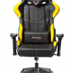 Кресло игровое Бюрократ VIKING 5 AERO YELLOW черный/желтый в Кургане - kurgan.mebel24.online | фото 3