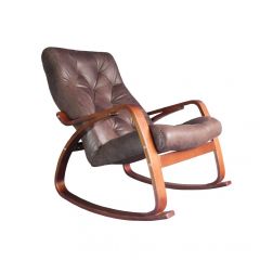 Кресло качалка Гранд 103-З-Ш Шоколад в Кургане - kurgan.mebel24.online | фото