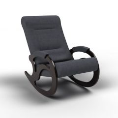 Кресло-качалка Вилла 11-Т-ГР (тканьвенге) ГРАФИТ в Кургане - kurgan.mebel24.online | фото