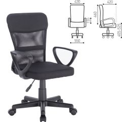 Кресло КОМПАКТНОЕ BRABIX "Jet MG-315" (черное) 531839 в Кургане - kurgan.mebel24.online | фото 2