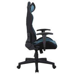 Кресло компьютерное BRABIX "GT Racer GM-100" (черное/голубое) 531818 в Кургане - kurgan.mebel24.online | фото 3