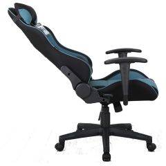 Кресло компьютерное BRABIX "GT Racer GM-100" (черное/голубое) 531818 в Кургане - kurgan.mebel24.online | фото 5