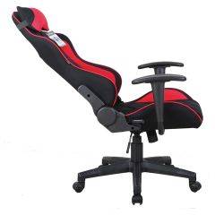 Кресло компьютерное BRABIX GT Racer GM-101 + подушка (ткань) черное/красное (531820) в Кургане - kurgan.mebel24.online | фото 5