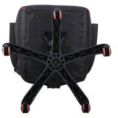 Кресло компьютерное BRABIX Nitro GM-001 (ткань/экокожа) черное, вставки красные (531816) в Кургане - kurgan.mebel24.online | фото