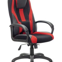 Кресло компьютерное BRABIX PREMIUM "Rapid GM-102" (экокожа/ткань, черное/красное) 532107 в Кургане - kurgan.mebel24.online | фото
