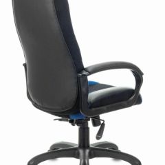 Кресло компьютерное BRABIX PREMIUM "Rapid GM-102" (экокожа/ткань, черное/синее) 532106 в Кургане - kurgan.mebel24.online | фото 4