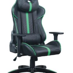 Кресло компьютерное BRABIX "GT Carbon GM-120" (черное/зеленое) 531929 в Кургане - kurgan.mebel24.online | фото