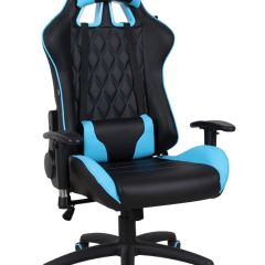 Кресло компьютерное BRABIX "GT Master GM-110" (черное/голубое) 531928 в Кургане - kurgan.mebel24.online | фото