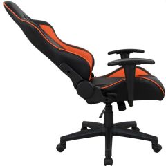 Кресло компьютерное BRABIX "GT Racer GM-100" (черное/оранжевое) 531925 в Кургане - kurgan.mebel24.online | фото 4
