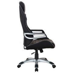 Кресло компьютерное BRABIX Techno GM-002 (ткань) черное/серое, вставки белые (531815) в Кургане - kurgan.mebel24.online | фото 4
