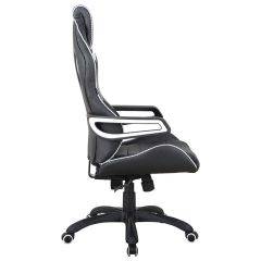 Кресло компьютерное BRABIX Techno Pro GM-003 (экокожа черное/серое, вставки серые) 531814 в Кургане - kurgan.mebel24.online | фото 3