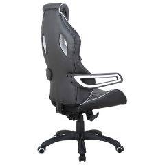 Кресло компьютерное BRABIX Techno Pro GM-003 (экокожа черное/серое, вставки серые) 531814 в Кургане - kurgan.mebel24.online | фото 7
