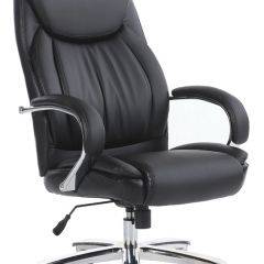 Кресло офисное BRABIX "Advance EX-575" (хром/экокожа/черное) 531825 в Кургане - kurgan.mebel24.online | фото 2