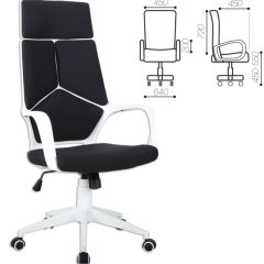 Кресло офисное BRABIX PREMIUM "Prime EX-515" (пластик белый, ткань, черное) 531812 в Кургане - kurgan.mebel24.online | фото 2