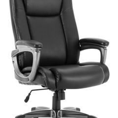 Кресло офисное BRABIX PREMIUM "Solid HD-005" (рециклированная кожа, черное) 531941 в Кургане - kurgan.mebel24.online | фото