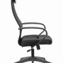 Кресло офисное BRABIX PREMIUM "Stalker EX-608 PL" (ткань-сетка/кожзам, черное) 532090 в Кургане - kurgan.mebel24.online | фото 3