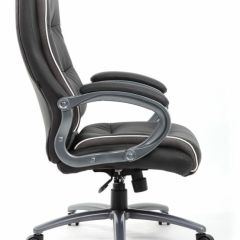 Кресло офисное BRABIX PREMIUM "Strong HD-009" (экокожа черная, ткань серая) 531945 в Кургане - kurgan.mebel24.online | фото 3