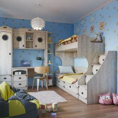 Кровать 2-х ярусная с лестницей НКМ Мираж-1 в Кургане - kurgan.mebel24.online | фото 3