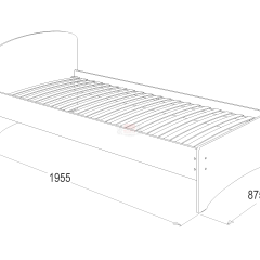 Кровать-2 одинарная (900*1900) в Кургане - kurgan.mebel24.online | фото 2