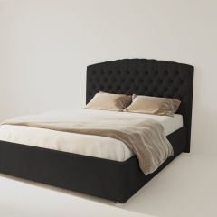 Кровать Берлин с ПМ 1400 (экокожа кольт ч) в Кургане - kurgan.mebel24.online | фото 2