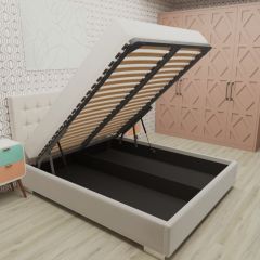 Кровать Брауни интерьерная +основание/ПМ/бельевое дно (160х200) в Кургане - kurgan.mebel24.online | фото 2