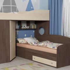 Кровать Кадет-2 с универсальной лестницей в Кургане - kurgan.mebel24.online | фото 2